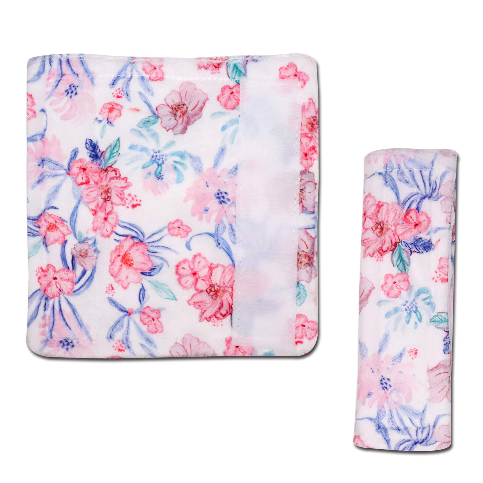 Baby Car Seat Cover & Stroller Seat Strap Covers Boys and Girls, No Touching Sign Canopy and Car Seat Straps Shoulder Pads, Multiuse Nursing Covers for Breastfeeding, Seat Belt Protectors for Kids - Image 5