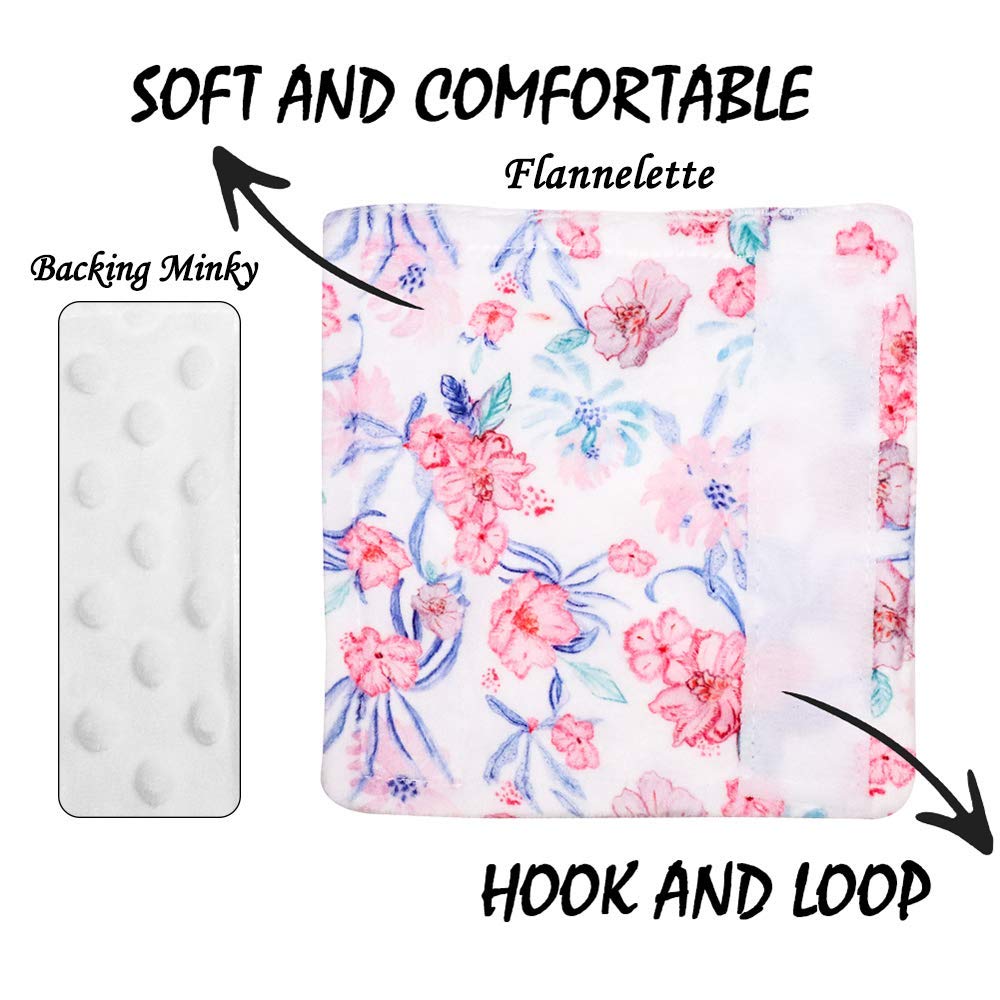 Baby Car Seat Cover & Stroller Seat Strap Covers Boys and Girls, No Touching Sign Canopy and Car Seat Straps Shoulder Pads, Multiuse Nursing Covers for Breastfeeding, Seat Belt Protectors for Kids - Image 6