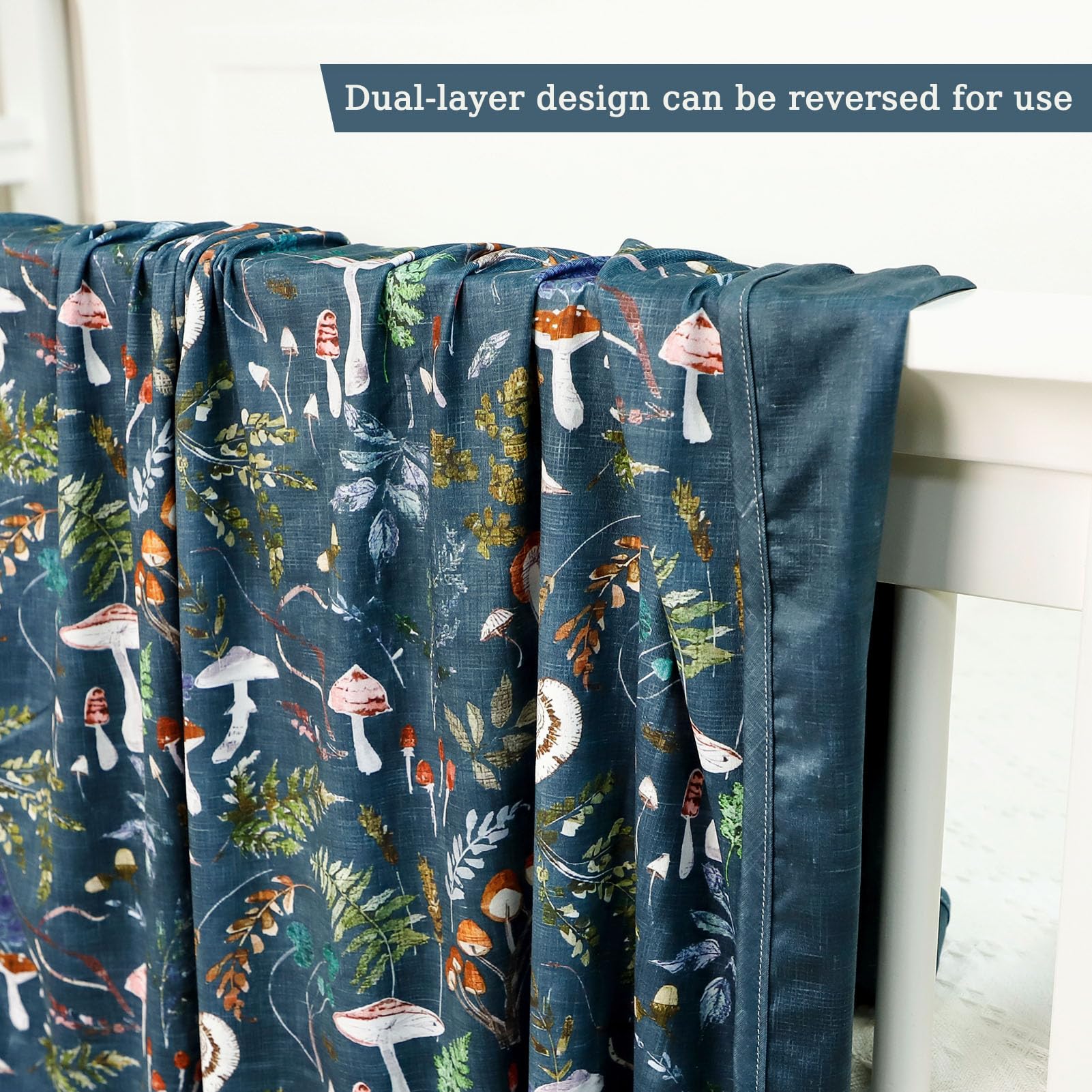 Baby Swaddle Blanket, Jersey Knitted Receiving Blanket for Boys and Girls, Soft Stretchy Double Layer Nursery Blankets, Mushroom - Image 5