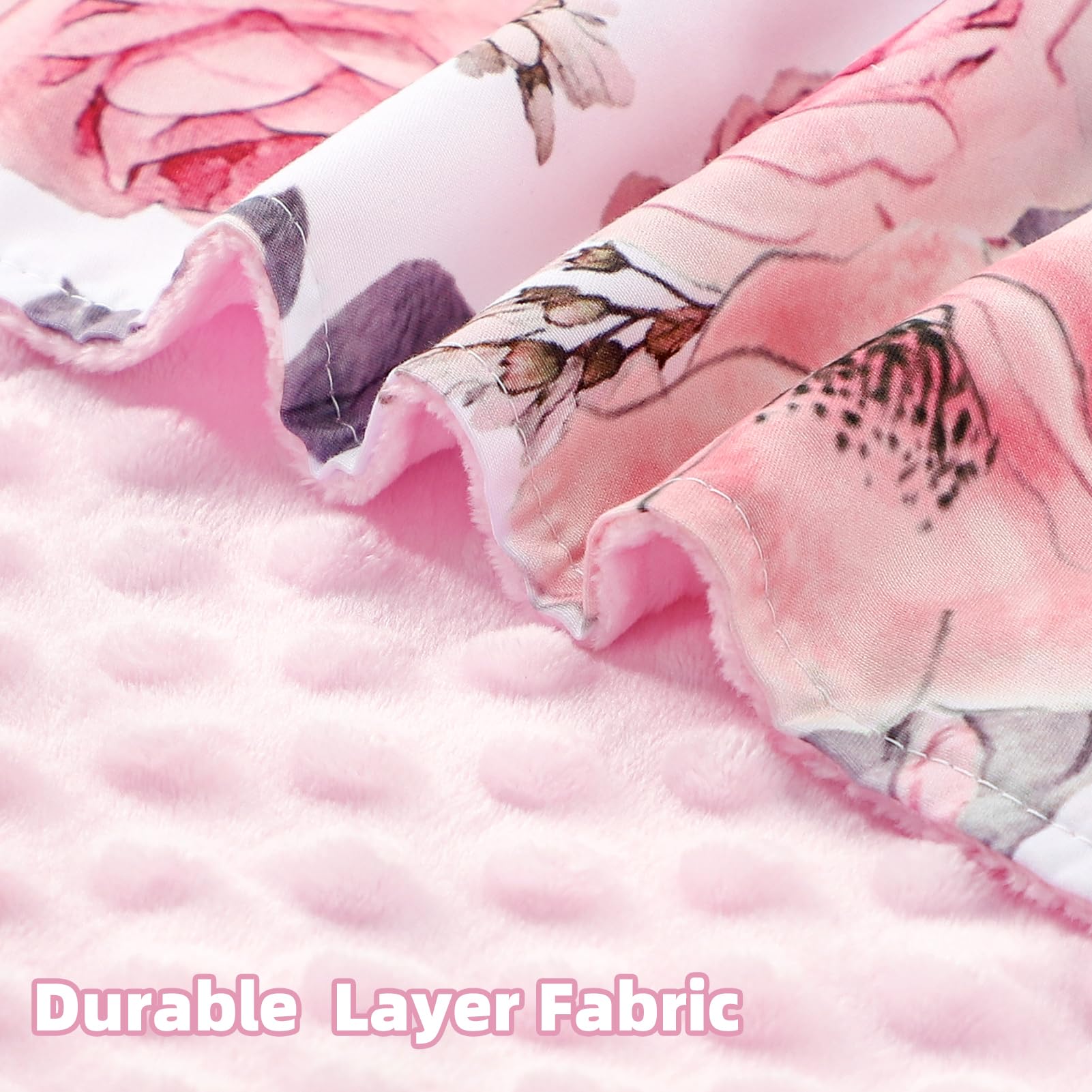 Car Seat Cover Baby,Infant Car Seat Insert, Peekaboo Opening Carseat Covers Baby, Universal Car Seat Canopy Cover & Nursing Cover, 360° Full Coverage Sun & Wind Protector, Floral - Image 4