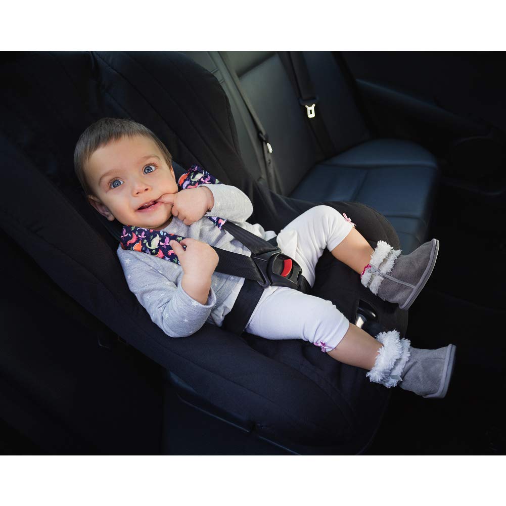 Infant Canopy Cover & Seat Belt Covers for Baby, No Touching Sign Car Seat Covers and Toddlers Stroller Seat Strap Covers, Multiuse Nursing Covers for Breastfeeding, Seat Belt Protectors for Ki - Image 9